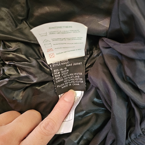 Kids winter Jacket, black, size S (8) - Picture 7 of 11